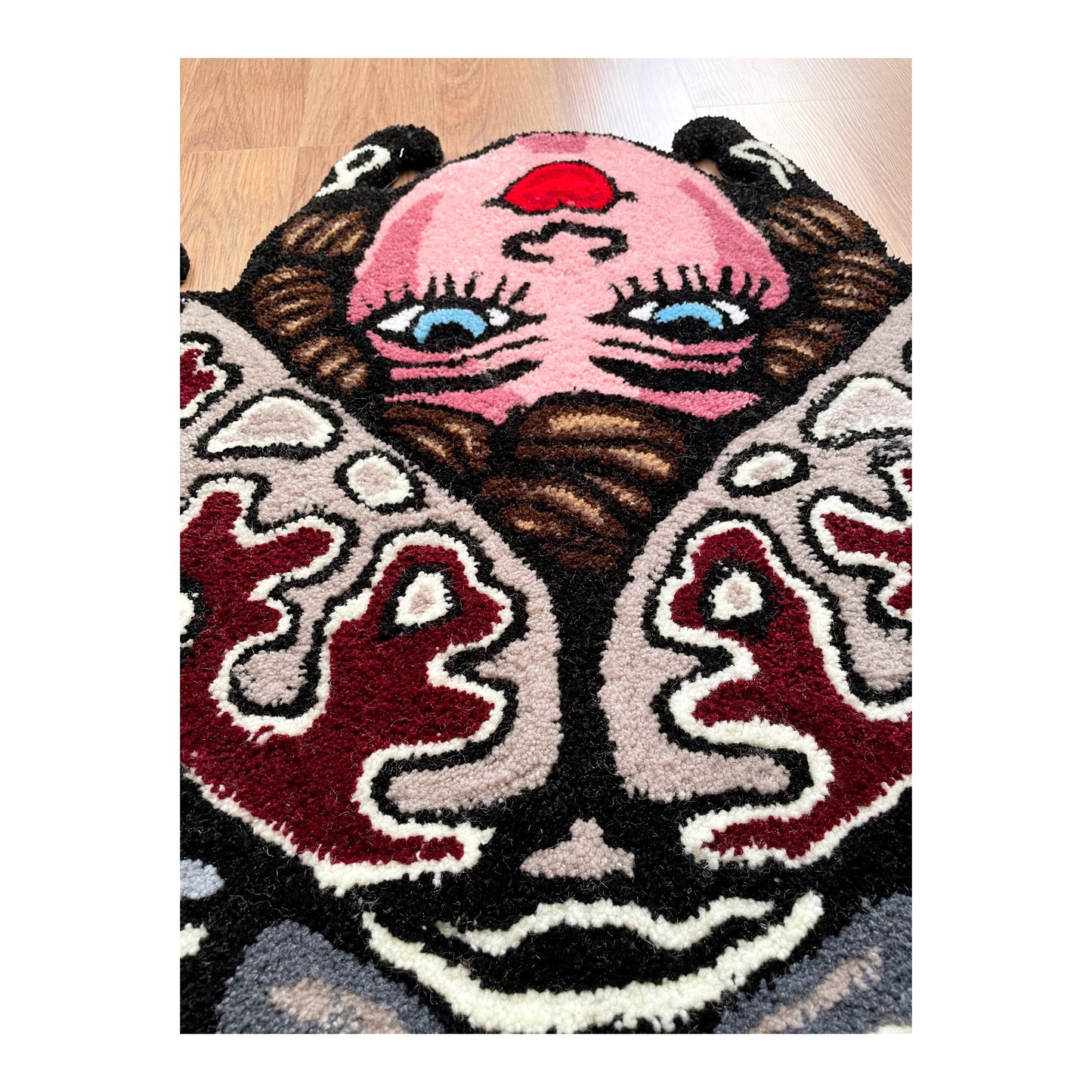 Lady bug rug