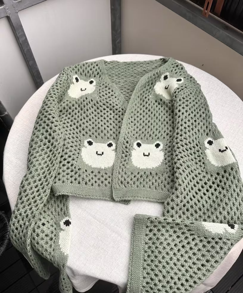 Cardigan - Frog 🐸