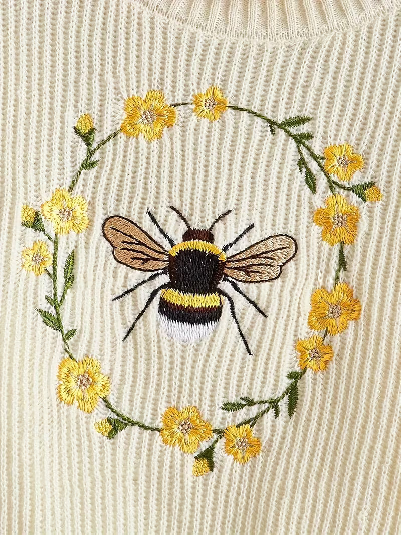 High Neck Sweater Bee 🐝