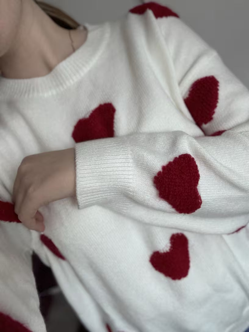 Cardigan with hearts ❤️