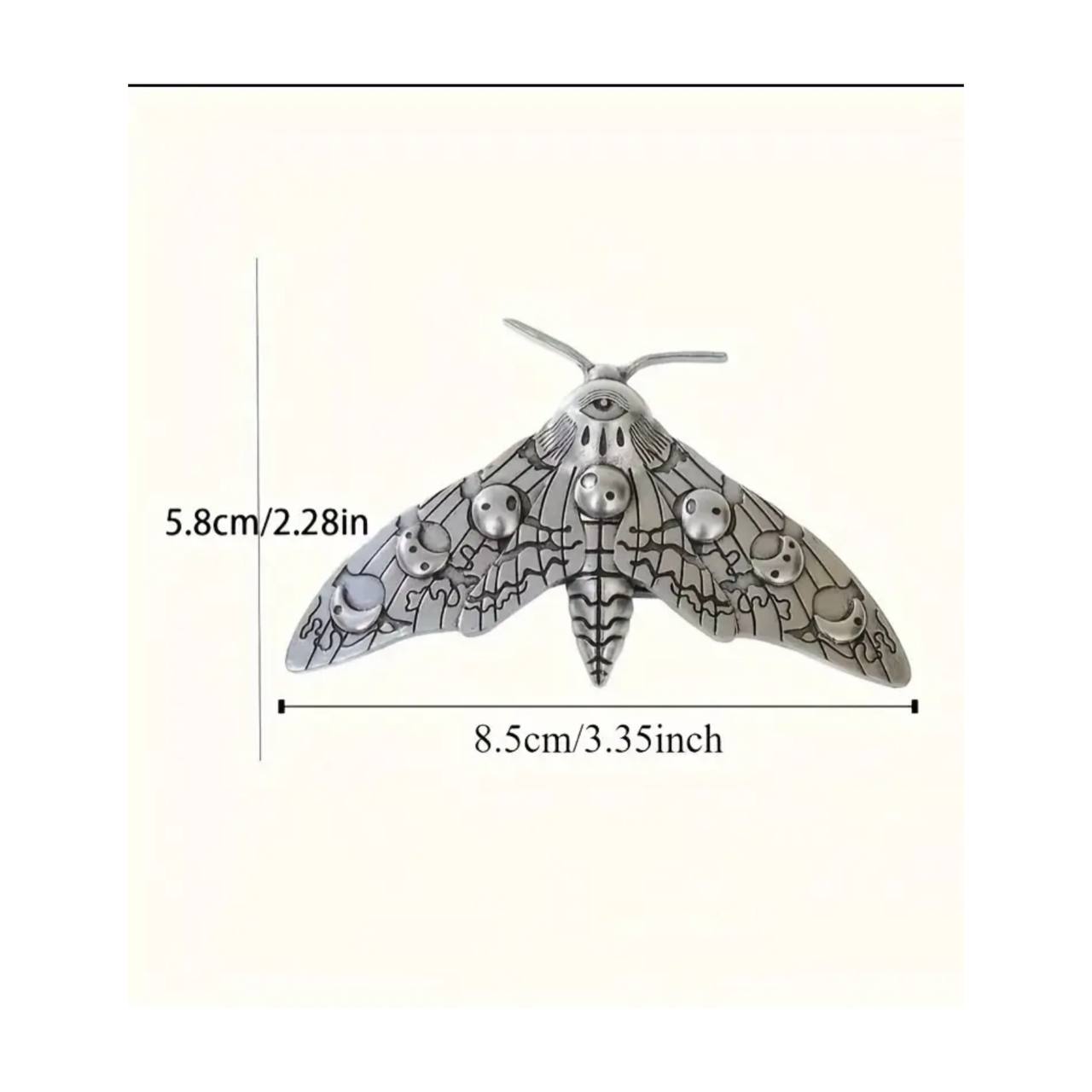 Elegant Retro Moth Hair Accessory